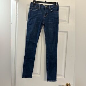 Frame Denim Dark Blue Skinny Jeans